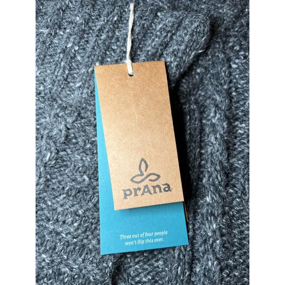 NWT prAna Delaney Duster Coal Sweater Women's Size M - Picture 5 of 9